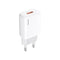 D-POWER รุ่น AU-50 หัวชาร์จ Adapter อะแดปเตอร์ขากลม 2.4A(12W) ระบบจ่ายไฟอัจฉริยะ Smart charging