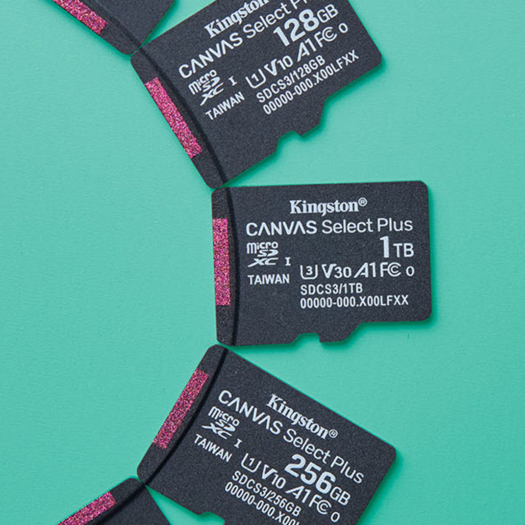 KINGSTON SANDISK MICRO SD (ไมโครเอสดี) CANVAS SELECT PLUS 64GB BIG PACKS 100-500pcs LIFETIME WARRANTY