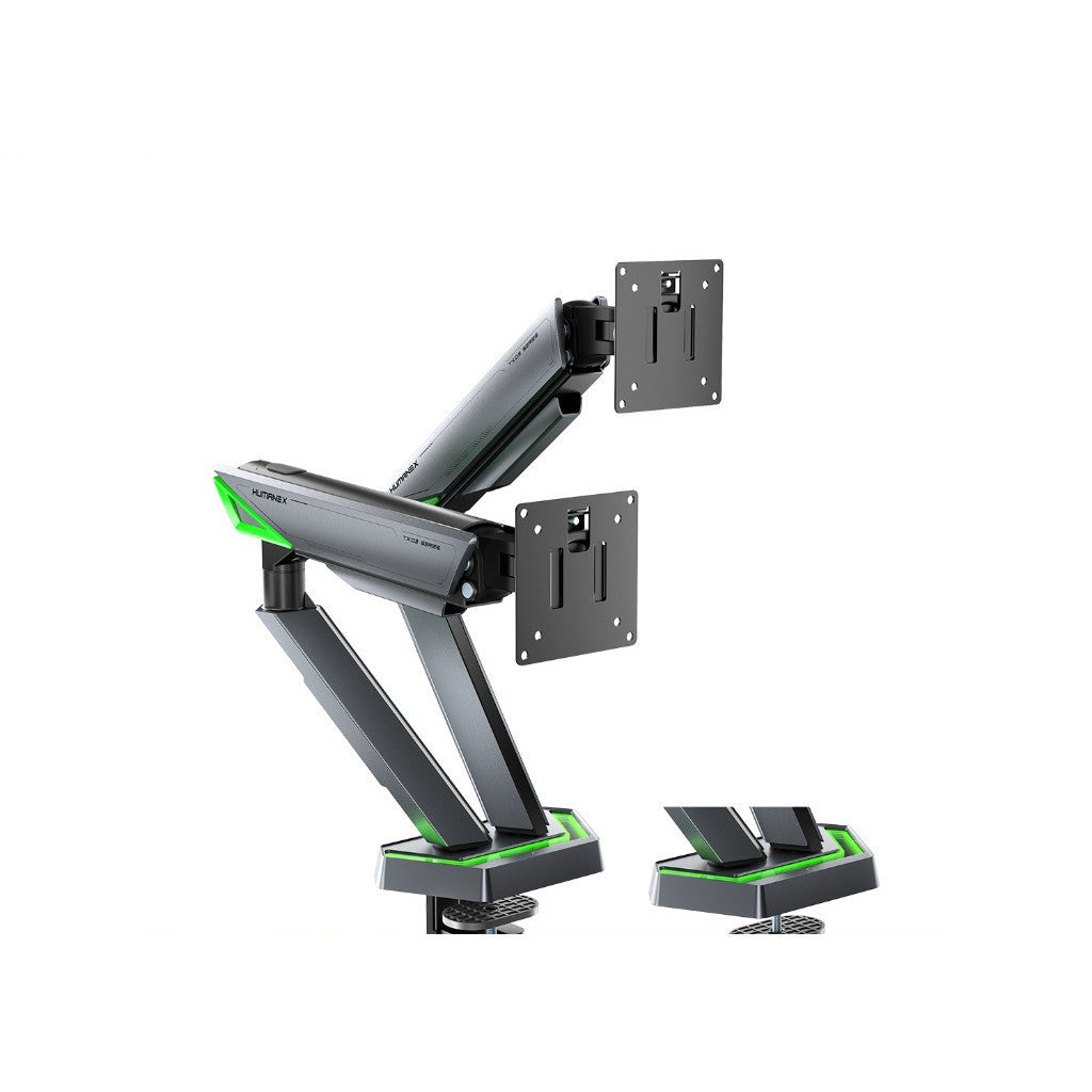 Humanex Monitor Arm(ขาตั้งจอมอนิเตอร์) TX03-1G / TX03-2G Infinity Mirror RGB Lighting รับประกัน 3 ปี
