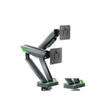 Humanex Monitor Arm(ขาตั้งจอมอนิเตอร์) TX03-1G / TX03-2G Infinity Mirror RGB Lighting รับประกัน 3 ปี