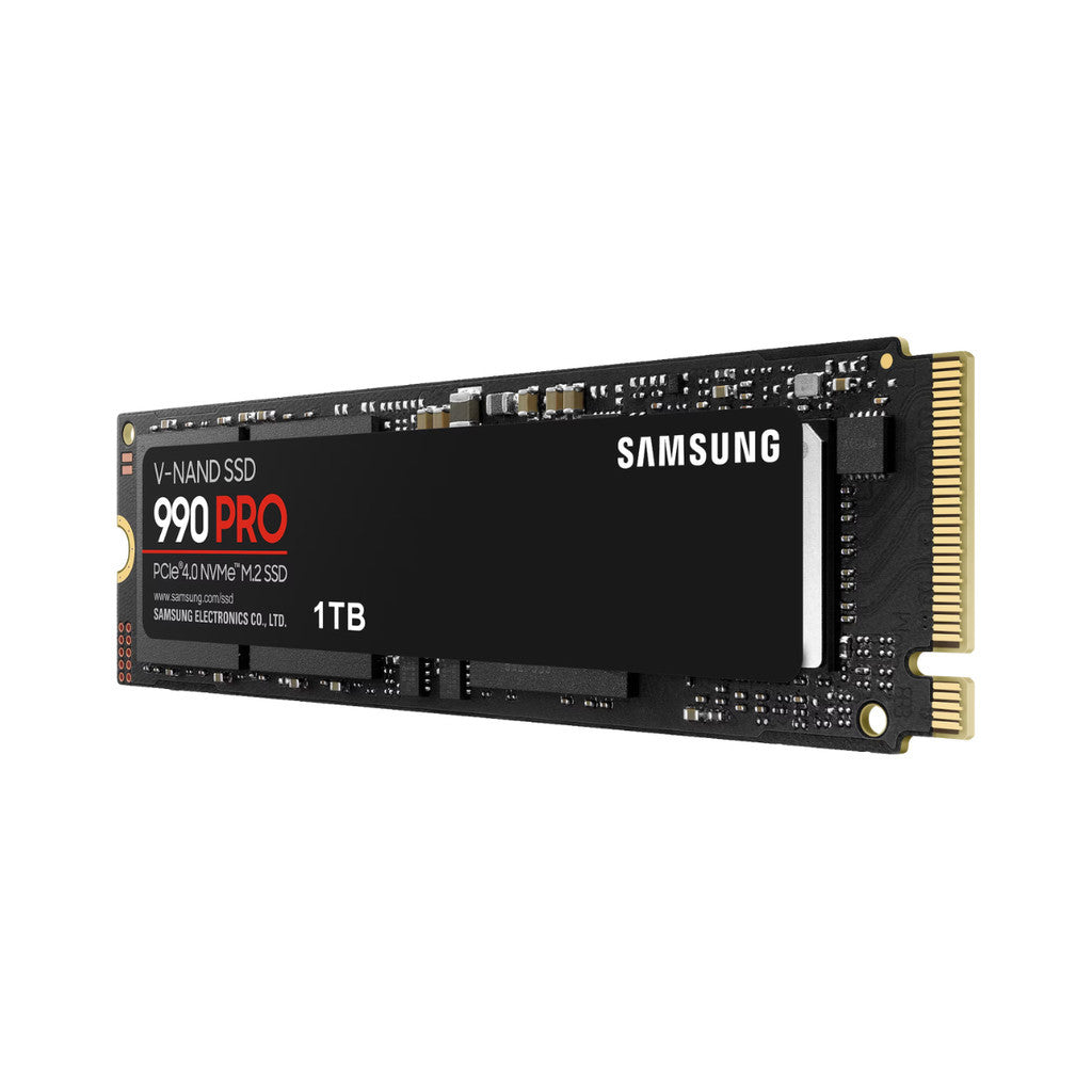 SAMSUNG SSD (เอสเอสดี) 990 PRO 1TB PCIe Gen 4.0 x4, NVMe 2.0 (MZ-V9P1T0BW) WARRANTY 5 YEARS