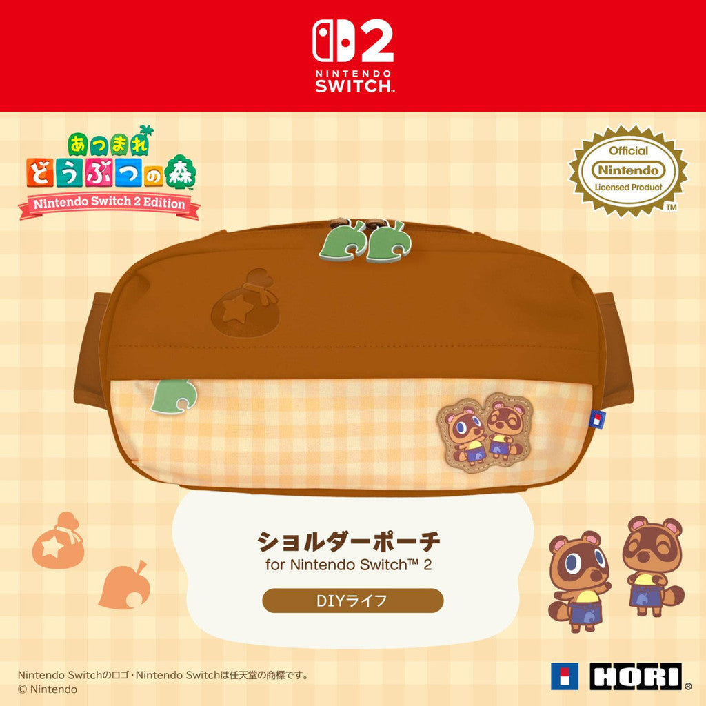 HORI Shoulder กระเป๋า สำหรับ ใส่เครื่อง Shoulder Pouch for Nintendo Switch™ 2 [DIY Life] กระเป๋าคาดอก