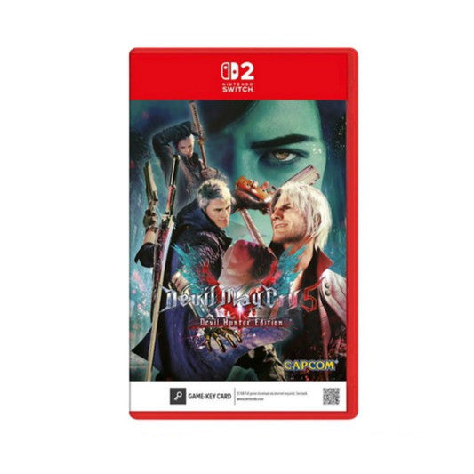 NINTENDO SWITCH 2 DEVIL MAY CRY 5 - DEVIL HUNTER EDITION แนวเกม STEALTH ACTION แผ่นเกมมือหนึ่ง (เกม KEYCARD)