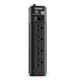 Toshino SO-45 BK รางปลั๊กไฟ 4 ช่อง 1 สวิตช์ รองรับ 2300W พร้อมระบบป้องกันไฟกระชากและม่านนิรภัย