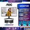 AOC Monitor (จอมอนิเตอร์) 27B36XE/67 27" IPS FHD 144Hz HDMI VGA ประกัน 3 ปี