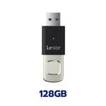 Lexar JumpDrive F35P แฟลชไดร์ฟ Fingerprint USB 3.2 Gen 1 64GB/128GB รับประกัน 3 ปี