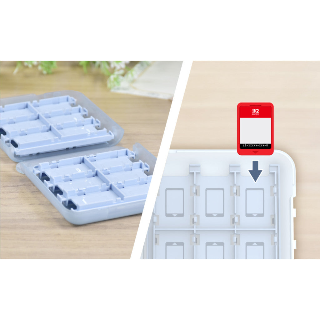 HORI CASE เคส [EEVEE] Game Card Case 24 for Nintendo Switch™ 2 ตลับเก็บเกม ขนาดกะทัดรัด ดีไซน์พาสเทลลาย Eevee