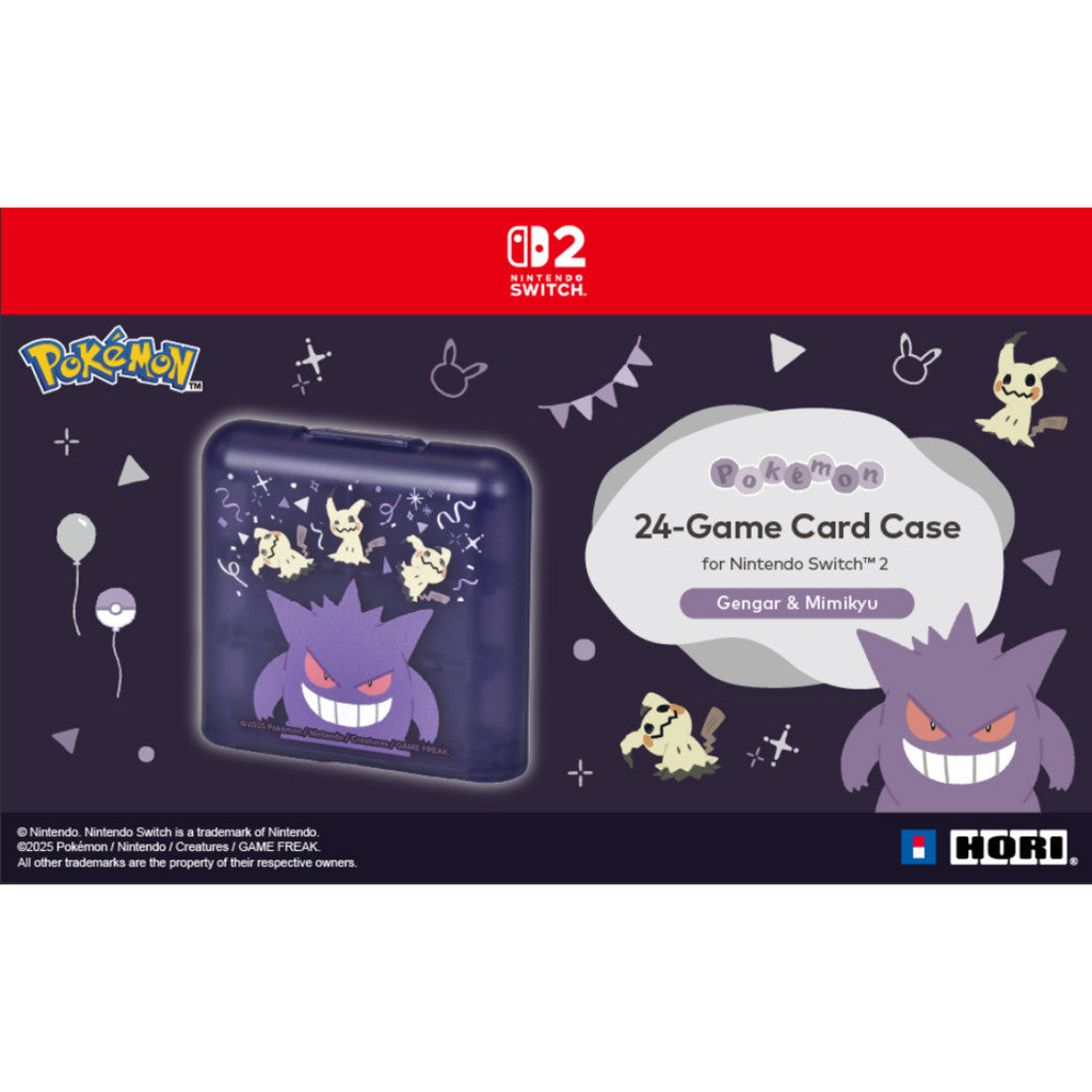 HORI CASE เคส [GENGA] Game Card Case 24 for Nintendo Switch™ 2 ตลับเก็บเกม ขนาดกะทัดรัด ดีไซน์พาสเทลลาย Eevee