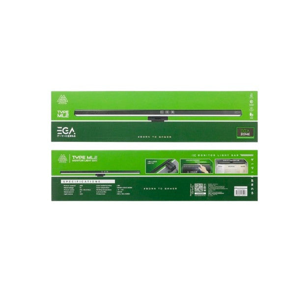 EGA TYPE ML2 MONITOR LIGHT BAR  ไฟแขวนหน้าจอ เพิ่มแสงสว่าง ปรับโทนสี สินค้ารับประกัน 1 ปี