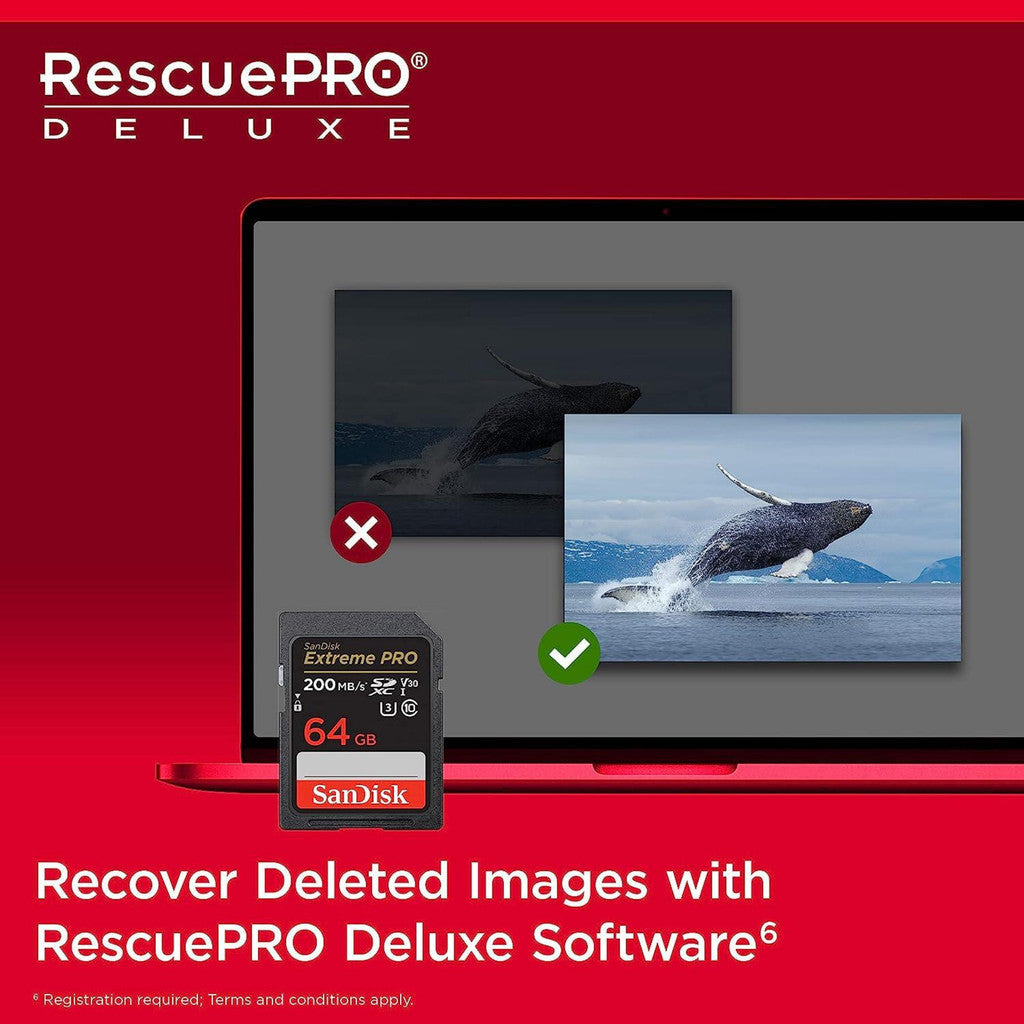 SANDISK MICRO SD (ไมโครเอสดีการ์ด) EXTREME PRO 64GB UHS-I LIFETIME WARRANTY