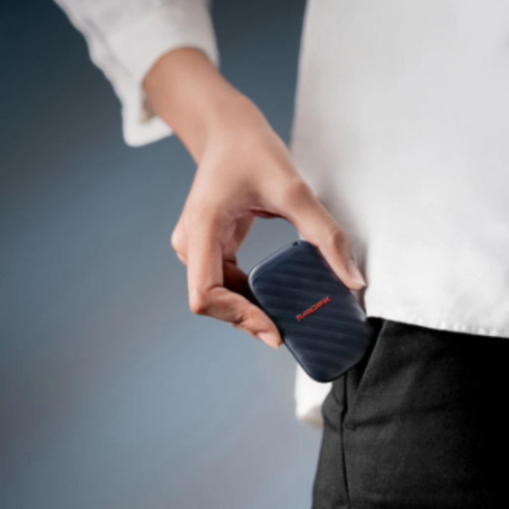 SANDISK PORTABLE SSD (เอสเอสดีพกพา) SDSSDE10 500GB USB 3.2 Gen 2 (SDSSDE10-500G-G25) WARRANTY 3 Y.