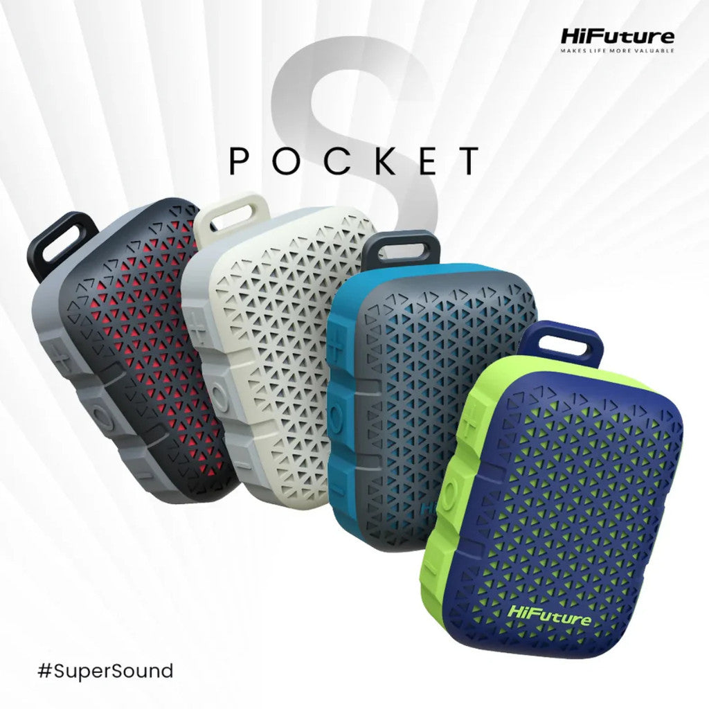 HiFuture POCKET S Mini Portable & Wearable Speaker รับประกันสินค้า 1 ปี