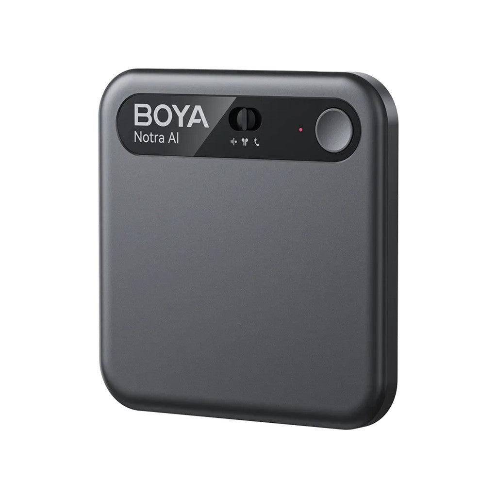 BOYA Notra AI Voice Recorder เครื่องบันทึกเสียงอัจฉริยะ ถอดข้อความอัตโนมัติ 140+ ภาษา ประกัน 2 ปี