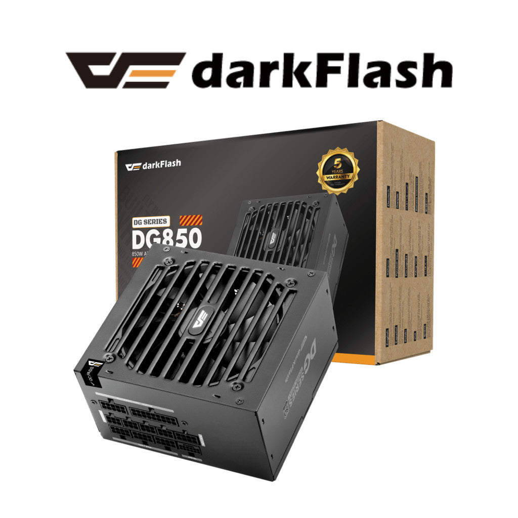 DARKFLASH อุปกรณ์จ่ายไฟ Switching Power Supply DG Series DG850 80Plus Gold รับประกัน 5 ปี