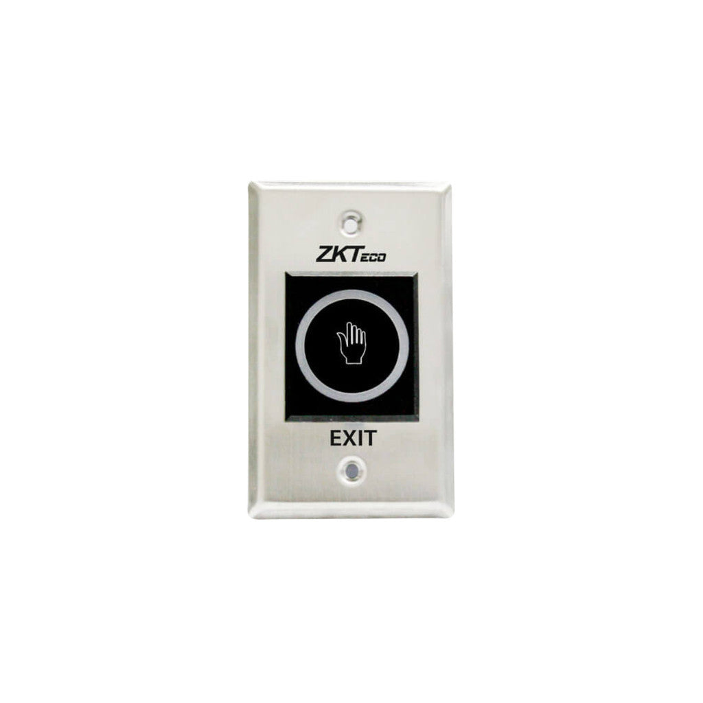ZKTeco TLEB102 สวิตช์กดออกประตูไร้สัมผัส วัสดุแข็งแรงและทนทาน ใช้เซ็นเซอร์อินฟราเรด