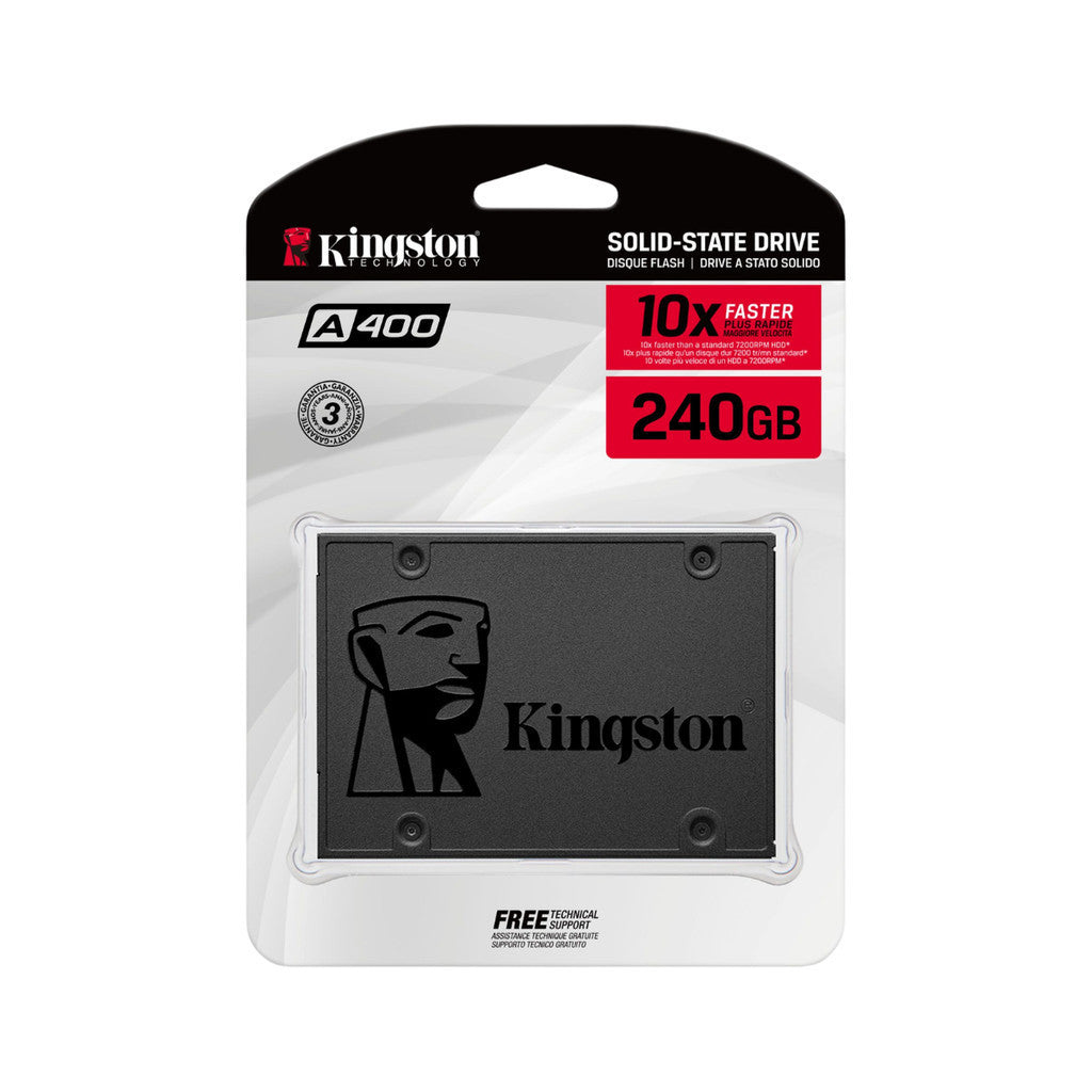 KINGSTON SSD (เอสเอสดี) A400 240GB SATA Rev 3.0 (SA400S37/240G) WARRANTY 3 YEARS