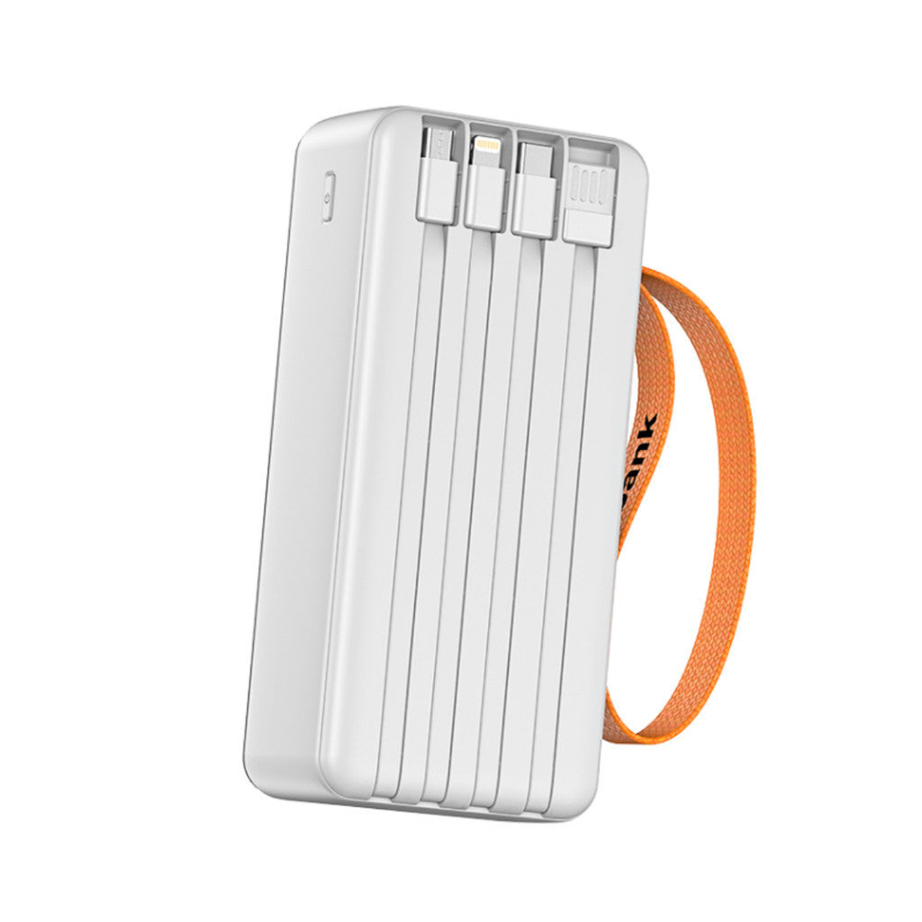 D-POWER POWERBANK รุ่น GC33 4in1 พาวเวอร์เเบงค์ แบตสำรองความจุ 30,000mAh มาพร้อมดีไซน์แข็งแรง พกพาสะดวก