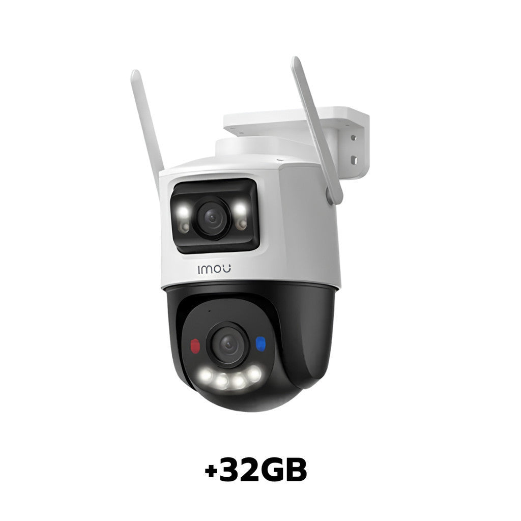 IMOU Cruiser dual 2 10MP กล้องวงจรปิด 4+4 ล้านพิกเซล Blue & Red Warning Light  Aurora™