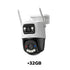 IMOU Cruiser dual 2 10MP กล้องวงจรปิด 4+4 ล้านพิกเซล Blue & Red Warning Light  Aurora™