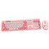 MOFii Silly Cat Full Size Wireless Keyboard - Mouse Combo (Pink)  คีย์บอร์ด + เมาส์ไร้สาย