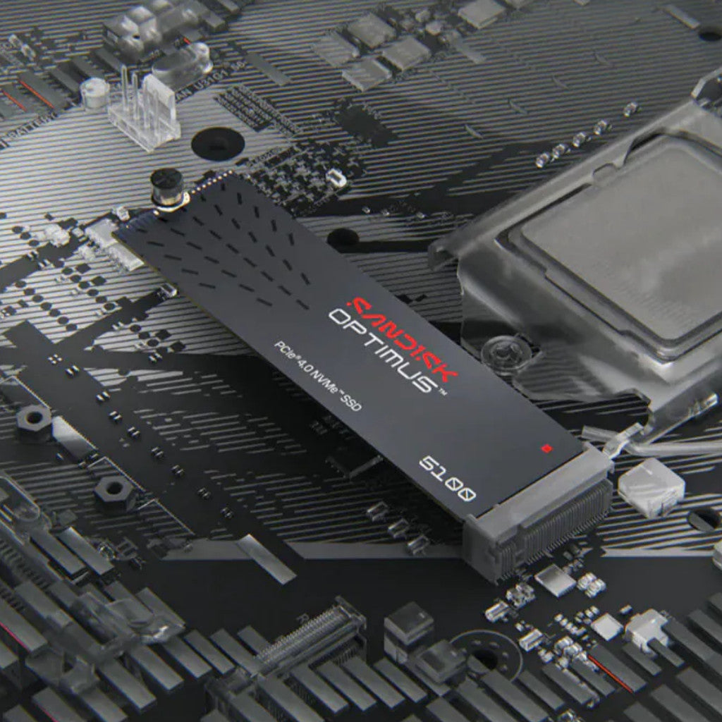 SANDISK SSD (เอสเอสดี) OPTIMUS 5100 1TB PCIe 4.0 x4 (SDSP51100TAN-000E0) W. 5 Y.
