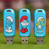 SANDISK FLASH DRIVE (แฟลชไดรฟ์) SMURFS COLLECTION 64GB-256GB READ 130MB/s WARRANTY 5 YEARS