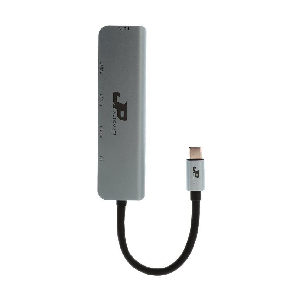 JP AUTOMATE Converter 5in1 Type-C+HDMI 4K 30hz+USB3.0+USB2.0x2+PD87W (JP51CH4K) รับประกัน 2 ปี