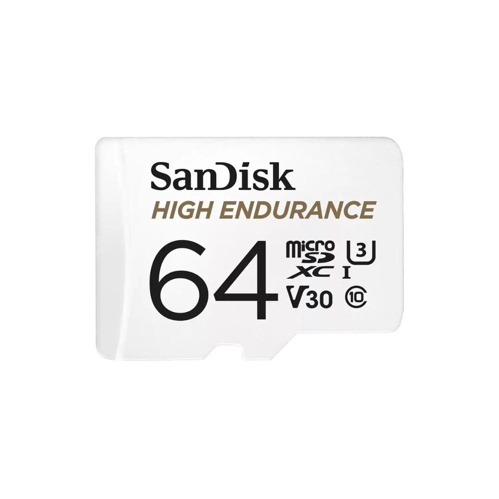SANDISK MICRO SD (ไมโครเอสดีการ์ด) HIGH ENDURANCE 64GB-256GB WARRANTY 2 YEARS