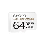 SANDISK MICRO SD (ไมโครเอสดีการ์ด) HIGH ENDURANCE 64GB-256GB WARRANTY 2 YEARS