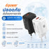D-POWER รุ่น AG-401 อะแดปเตอร์ หัวชาร์จ ชาร์จเร็ว Fast Charge 45W Port USB-C / USB-A ปลั๊กขากลม ปลอดภัย