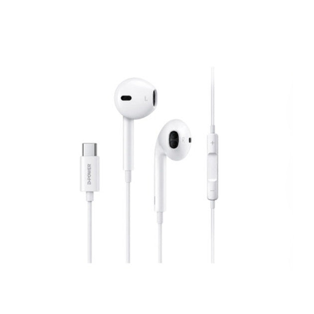 D-POWER d-power หูฟัง Type-C รุ่น TC04 รองรับ มือถือทุกรุ่น ไมค์ชัด เล่นเกมส์-คุยโทรศัพท์ได้ รองรับ Tablet / Notebook