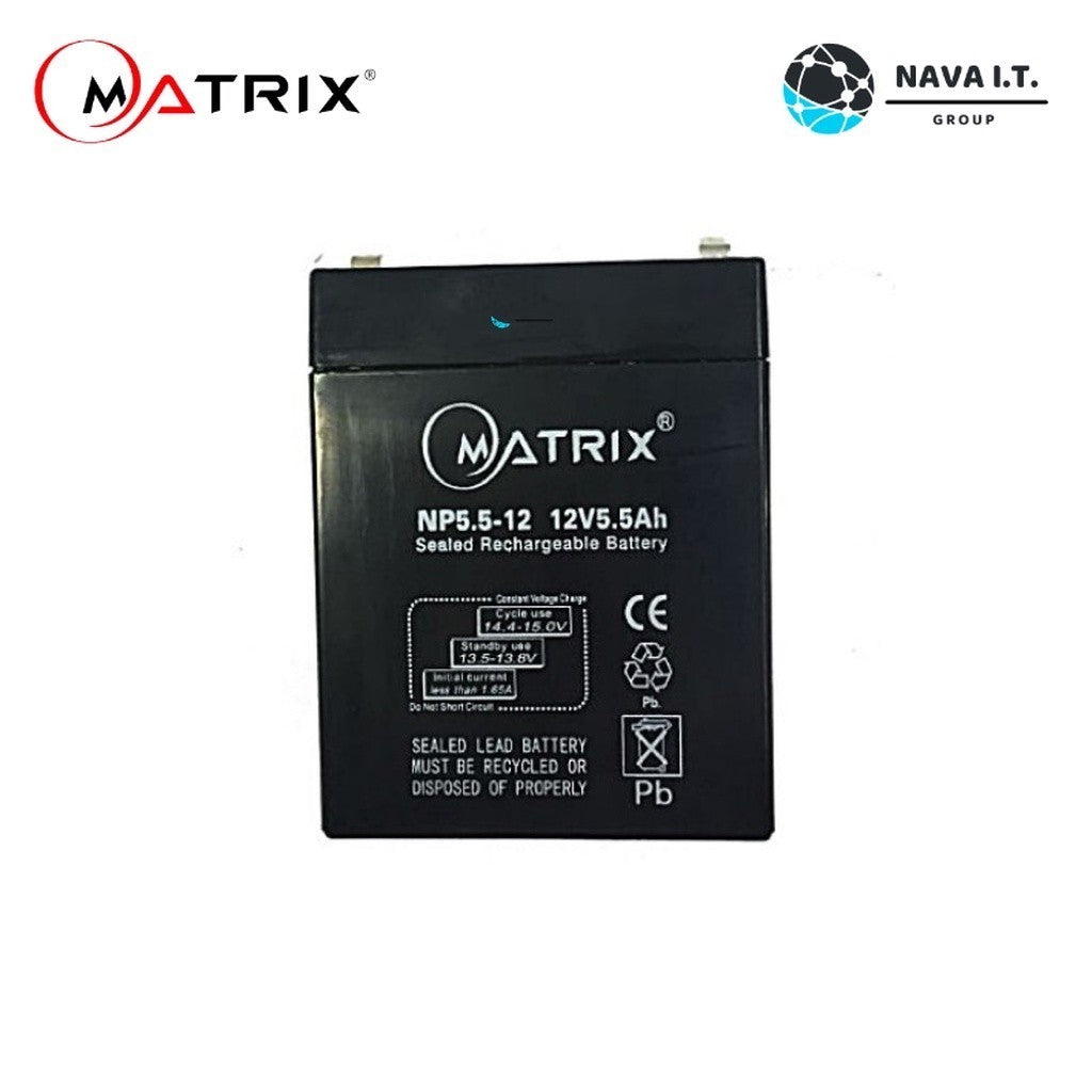 MATRIX BATTERY / KATZUNI BATTERY 7.8 9A 12A แบตเตอรี่เครื่องสำรองไฟ UPS BATTERY คุณภาพดี ไฟเต็ม