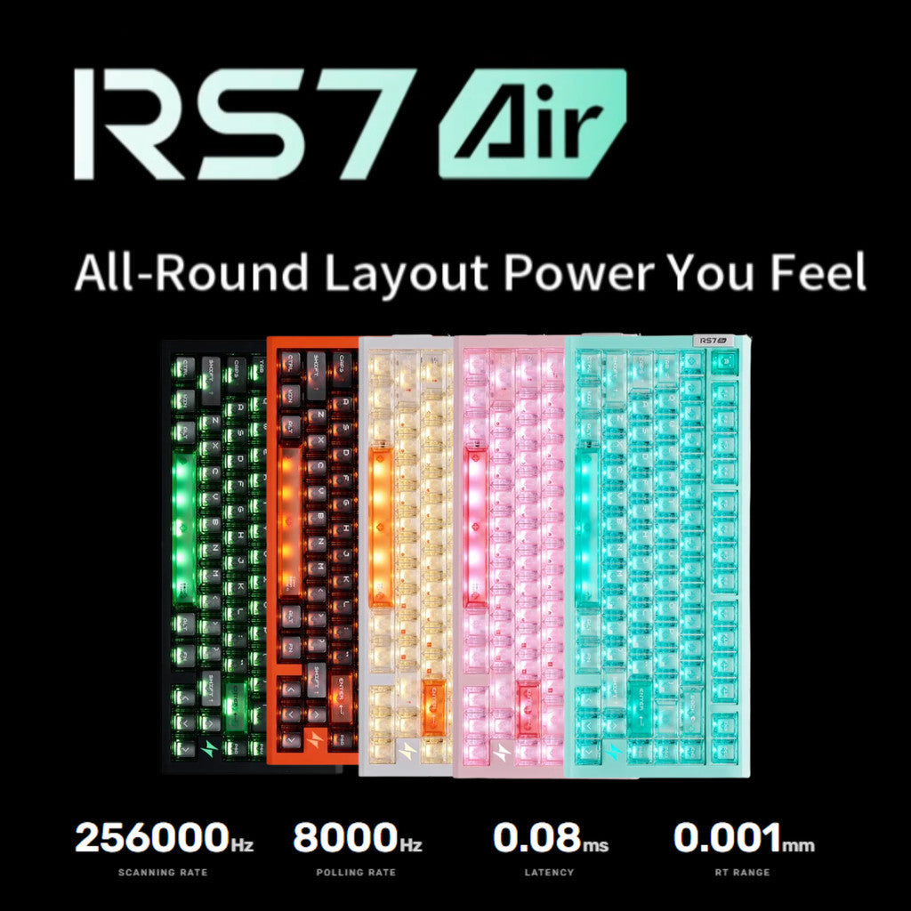 ATK Gaming Keyboards (คีย์บอร์ดเกมมิ่ง) RS7 Air Wired Magnetic HE Keyboard รับประกัน 1 ปี