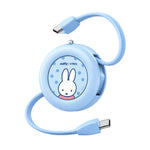 Anitech Miffy 240W Pocket-Loop สายชาร์จพกพา Retractable USB-C Cable MF-C003 ลายมิฟฟี่สุดน่ารัก