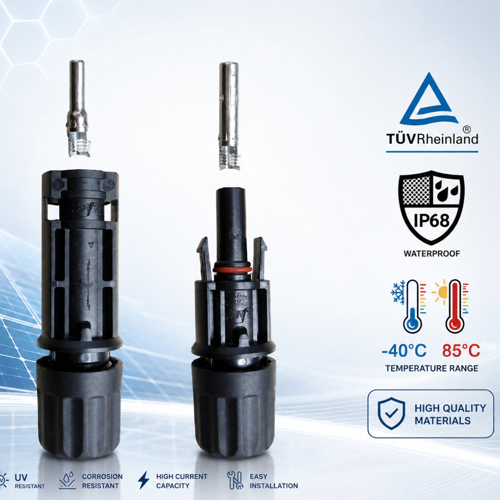 LINK CB-1002AS MC4-Connector ขั้วต่อสายไฟโซล่า กันน้ำ IP68 รับประกันศูยน์ไทย 30 ปี