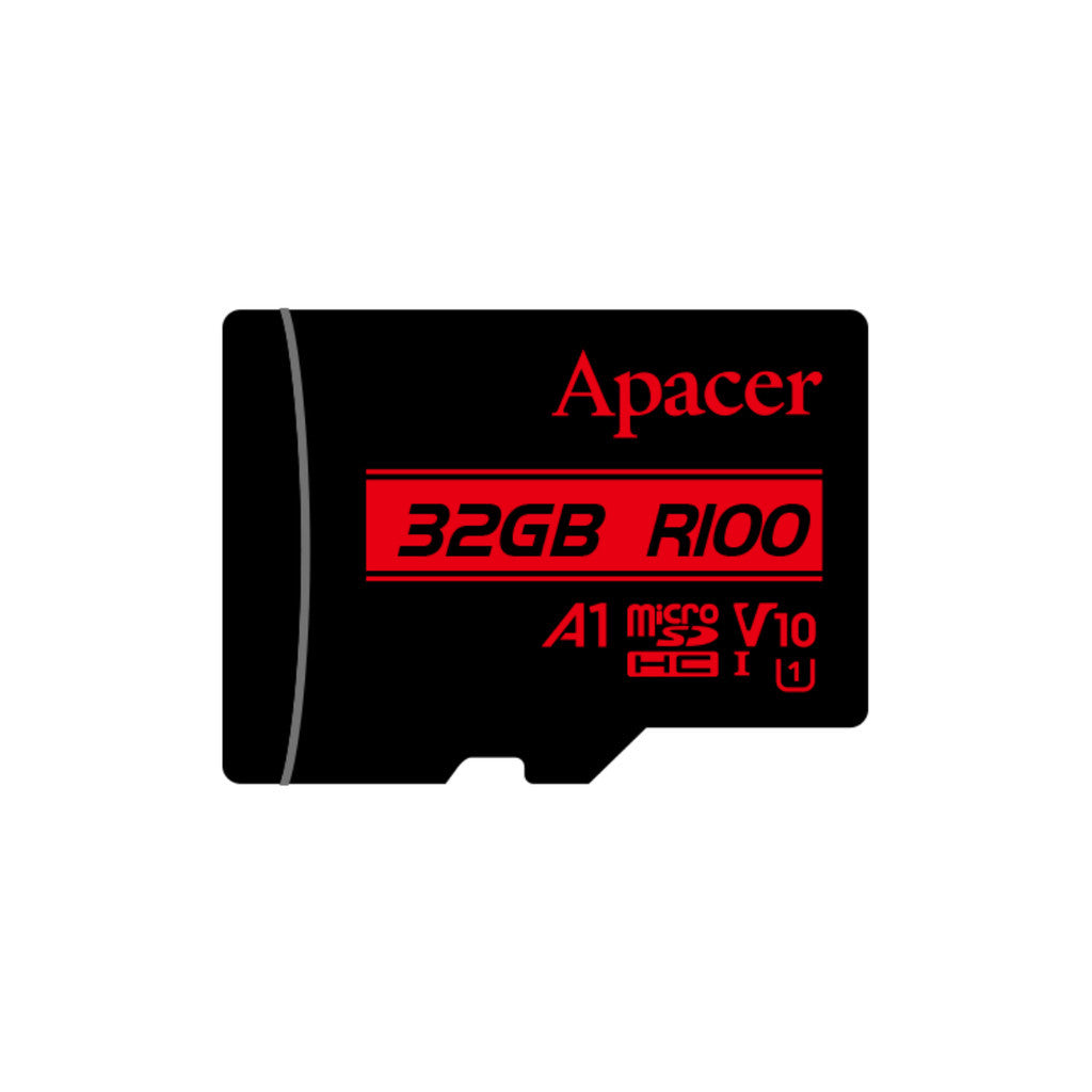 APACER MICRO SD (ไมโครเอสดีการ์ด) R100 32GB-128GB READ 100 MB/s WARRANTY 5 YEARS