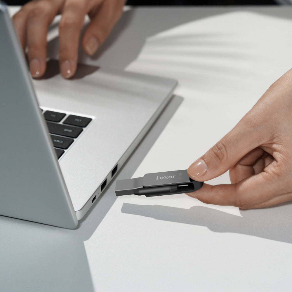 Lexar Flash Drive 2in1แฟลชไดรฟ์ D400 32/64/128GB Dual USB Type-C/A USB 3.1 รับประกัน 5 ปี
