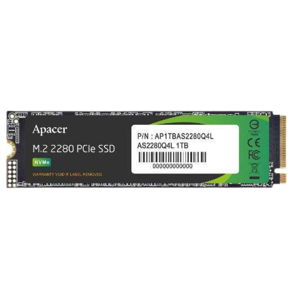 Apacer SSD M.2 (เอสเอสดี) PCle Gen4x4 1TB AP1TBAS2280Q4L-1 (AS2280Q4L)