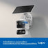 TAPO C645D KIT ชุดกล้องวงจรปิด 2K 3MP แผงโซลาร์ Solar-Powered Dual-Lens Pan/Tilt Security Camera Kit