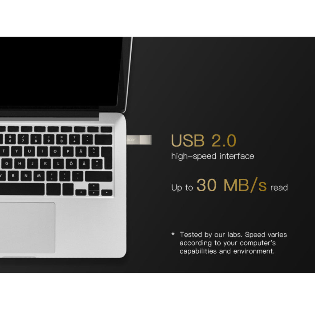 ACER FLASH DRIVE (แฟลชไดรฟ์) UF200 64GB USB2.0 (ZC.A01ST.0FA) WARRANTY 5 YEARS
