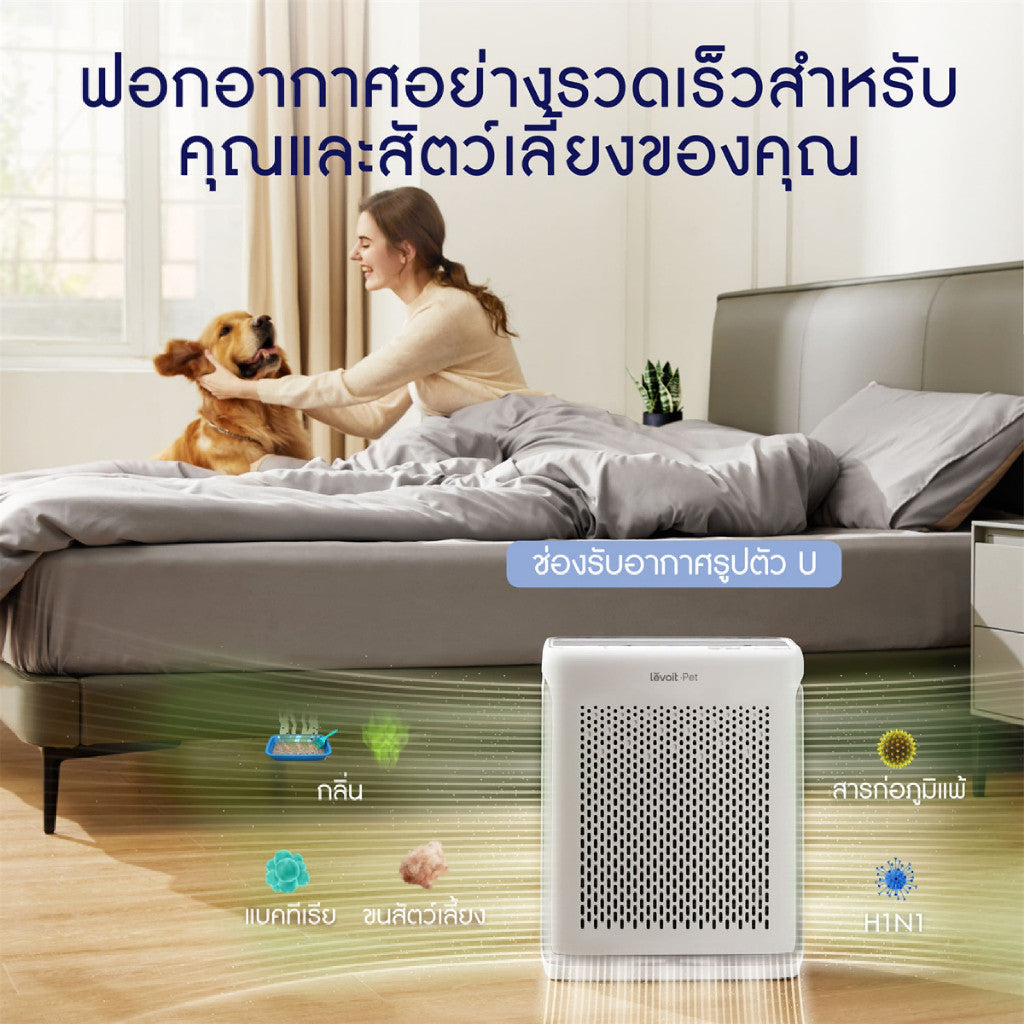 เครื่องฟอกอากาศอัจฉริยะ LEVOIT VITAL 100S TRUE HEPA AIR PURIFIER รับประกัน 2 ปี