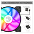 GAMMAX GMX-AF12X 12CM FRGB COOLING FAN รับประกัน 1 ปี