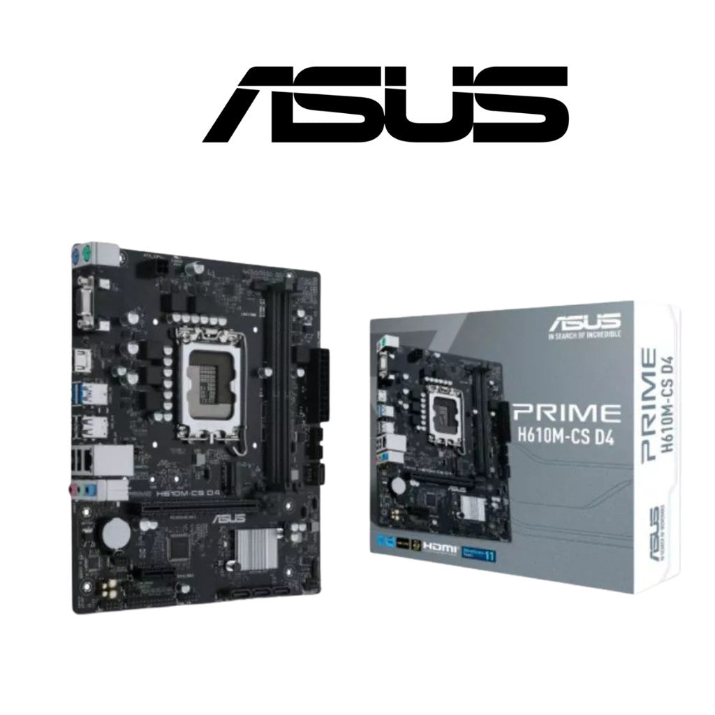 MAINBOARD เมนบอร์ด ASUS PRIME H610M-CS D4 LGA 1700 รับประกัน 3 ปี