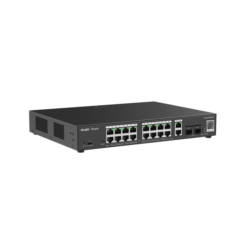 Ruijie Reyee RG-ES220GS-LP/RG-ES220GS-P 20-Gigabit Port Smart Cloud Managed PoE Switch