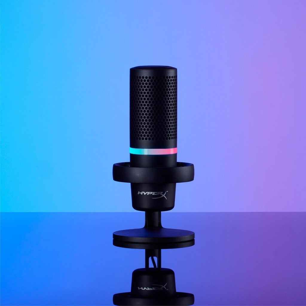 HyperX DuoCast USB  ไมโครโฟน Microphone RGB Lighting (4P5E2AA) รับประกัน 2 ปี