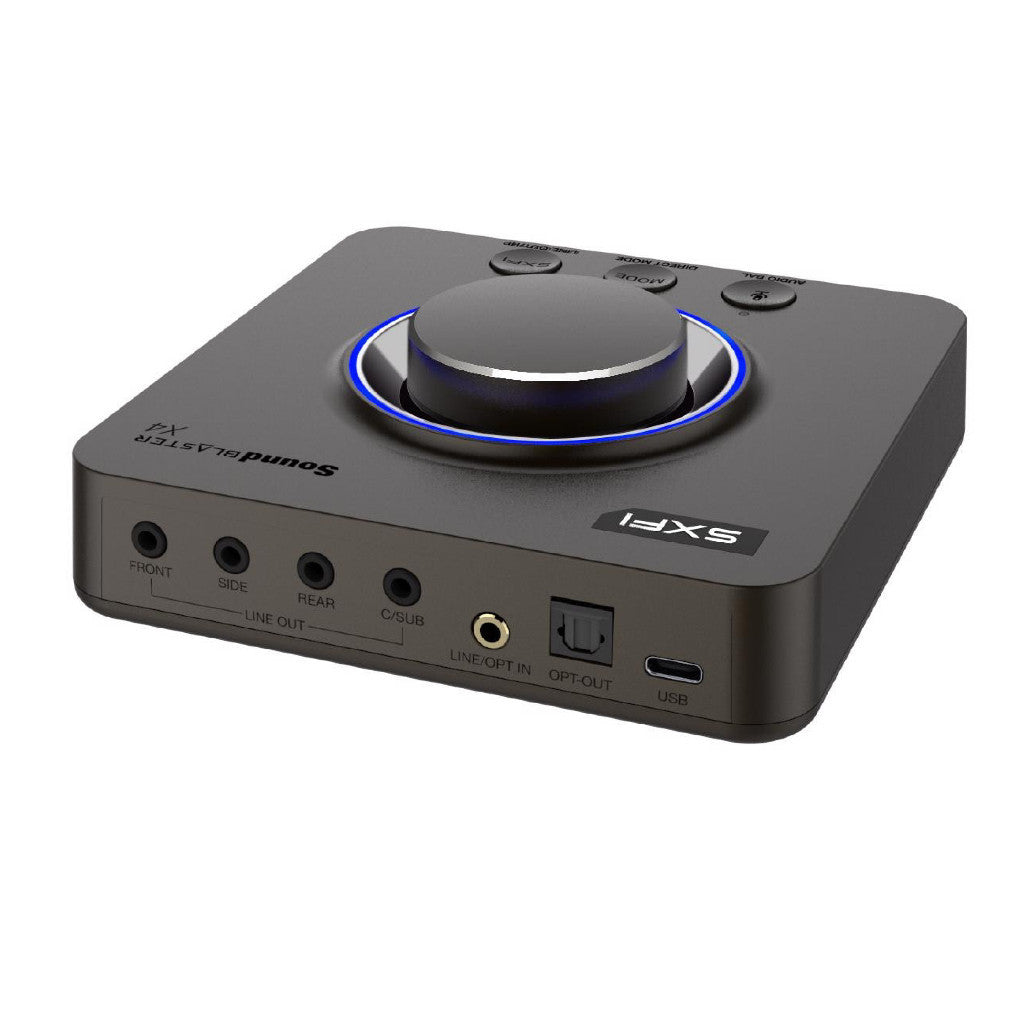 CREATIVE SOUND CARD (ซาวด์การ์ด) SOUND BLASTER X4 EXTERNAL รับประกัน 1 ปี