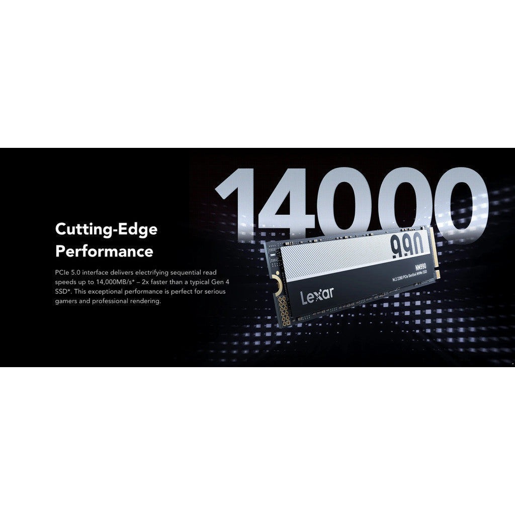 LEXAR NM990 1TB  SSD M.2 2280 PCIe NVMe รับประกัน 5 ปี