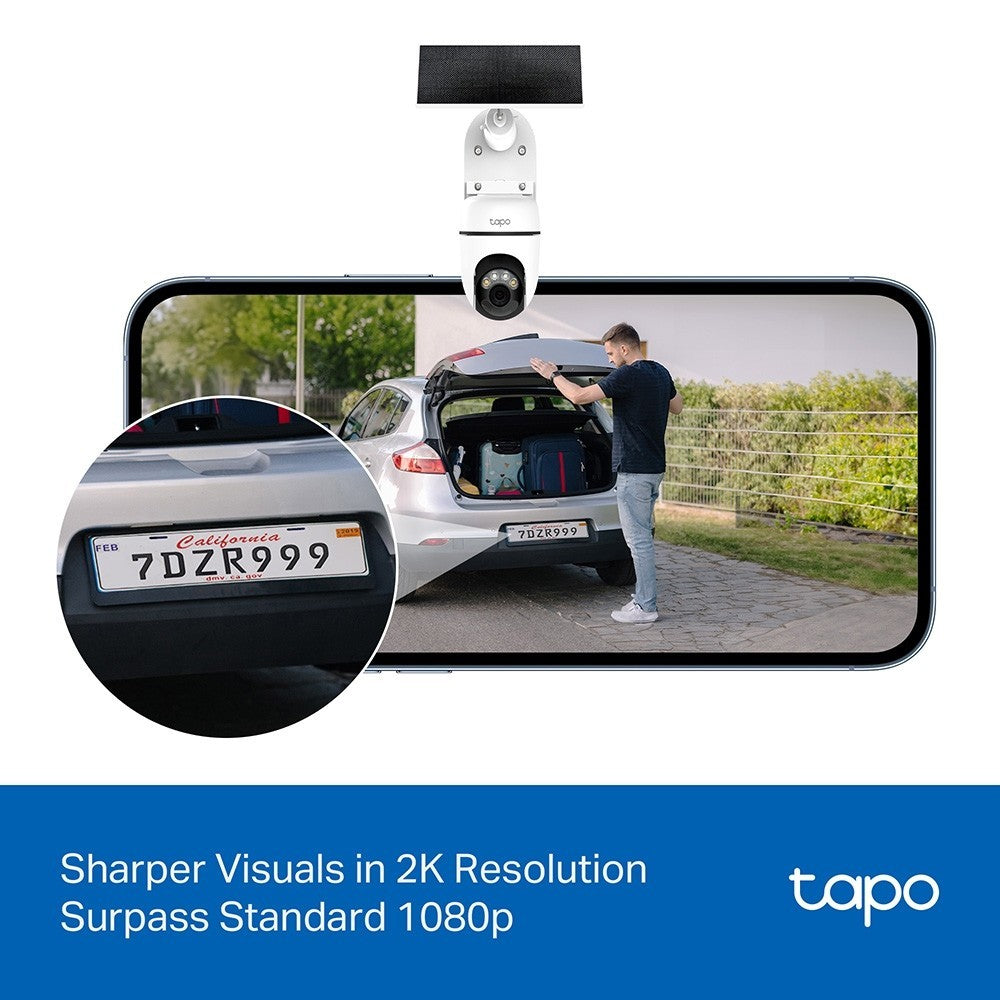 TAPO C610 KIT กล้องวงจรปิด 2K 3MP พร้อมแผงโซลาร์Solar-Powered Pan/Tilt SecurityKit ไม่ต้องใช้เต้ารับ