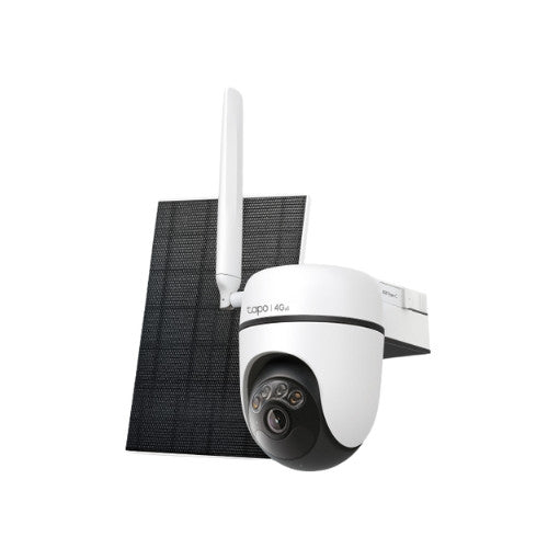 TAPO C615G KIT Solar-Powered Pan/Tilt 4G LTE Security Camera Kit ใช้งานง่ายเพียงใส่ซิมการ์ด