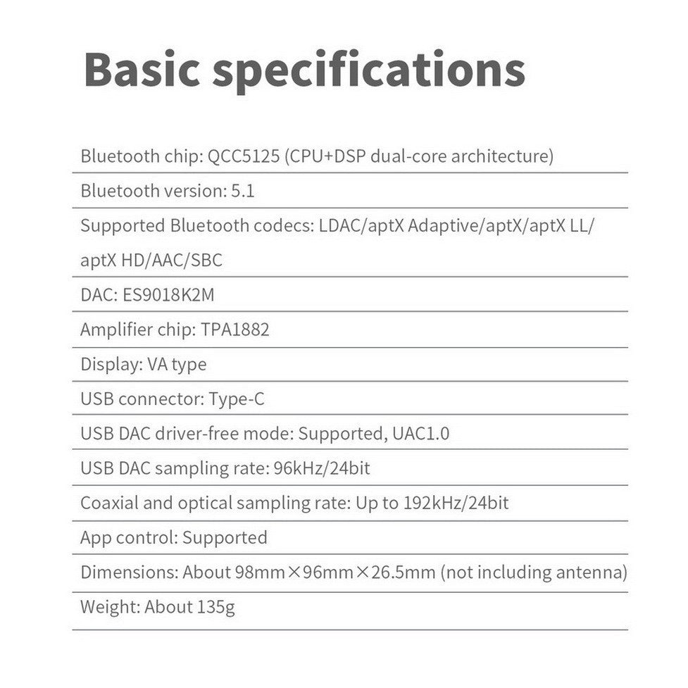 FiiO BR13 ตัวรับสัญญาณ Bluetooth คุณภาพสูง รองรับ Dual Hi-Res รับประกัน 1 ปี